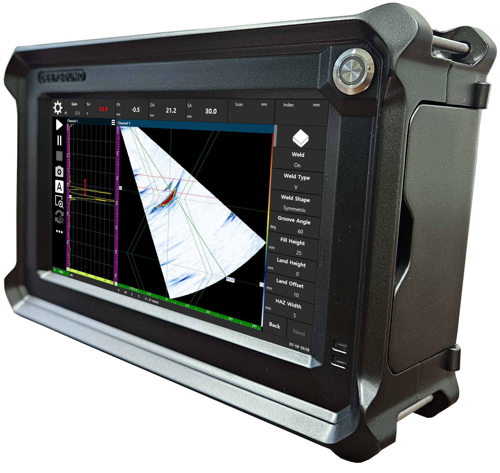 DSPAUT B3 Phased Array Weld Inspection