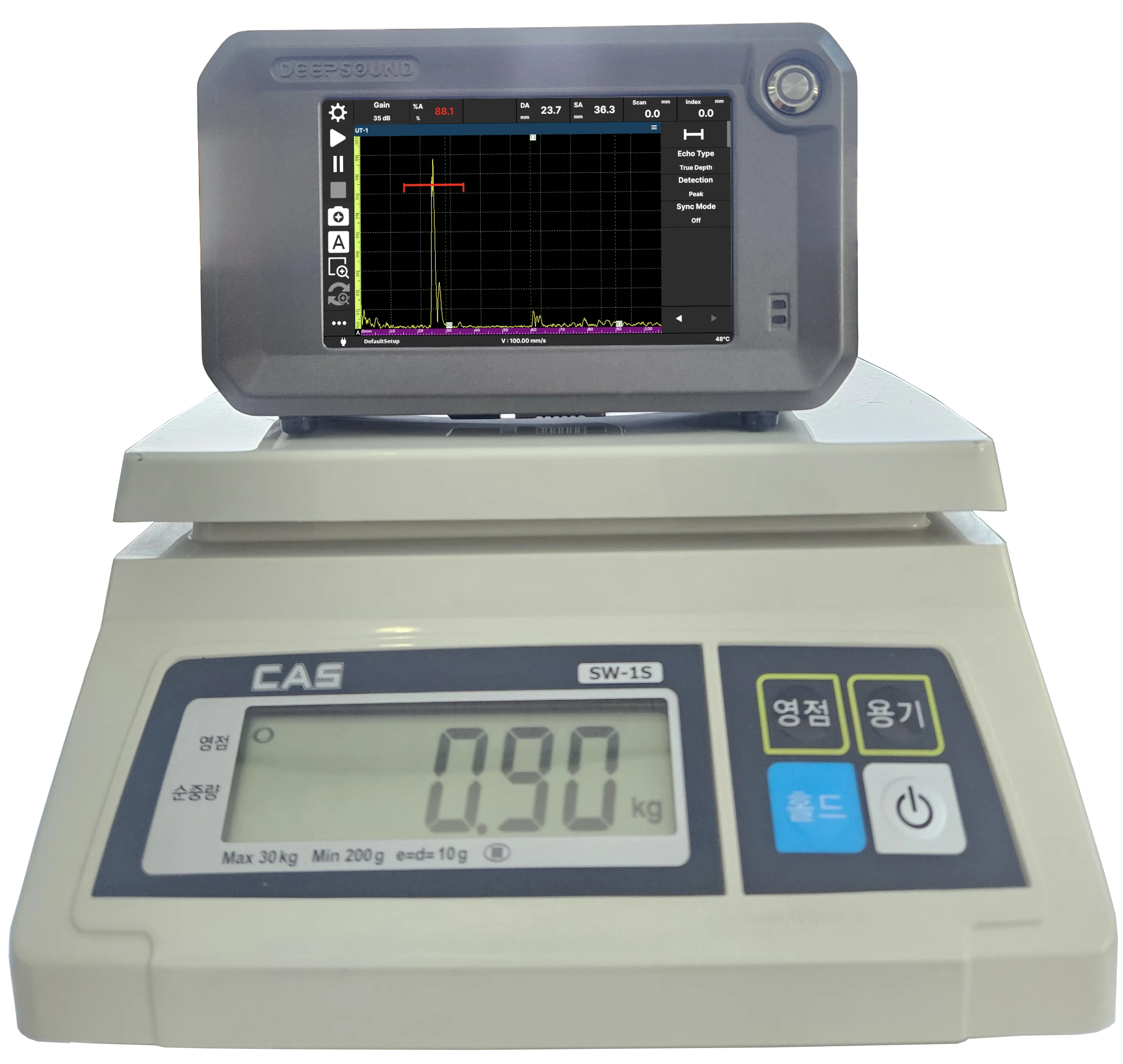 DEEPSOUND T3 0.9kg Weighing Visual